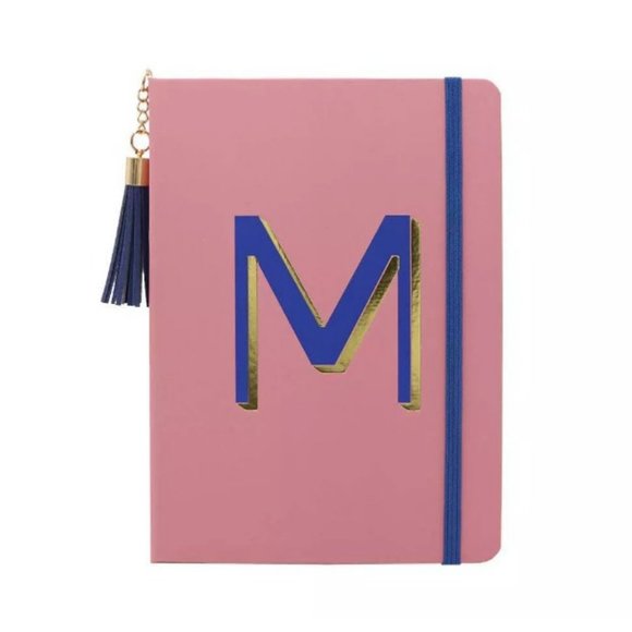Opalhouse Other - Opalhouse College Ruled Hard Cover M Pink/Blue Monogram Journal 7.5" x 5"